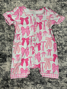669 bow lounge romper