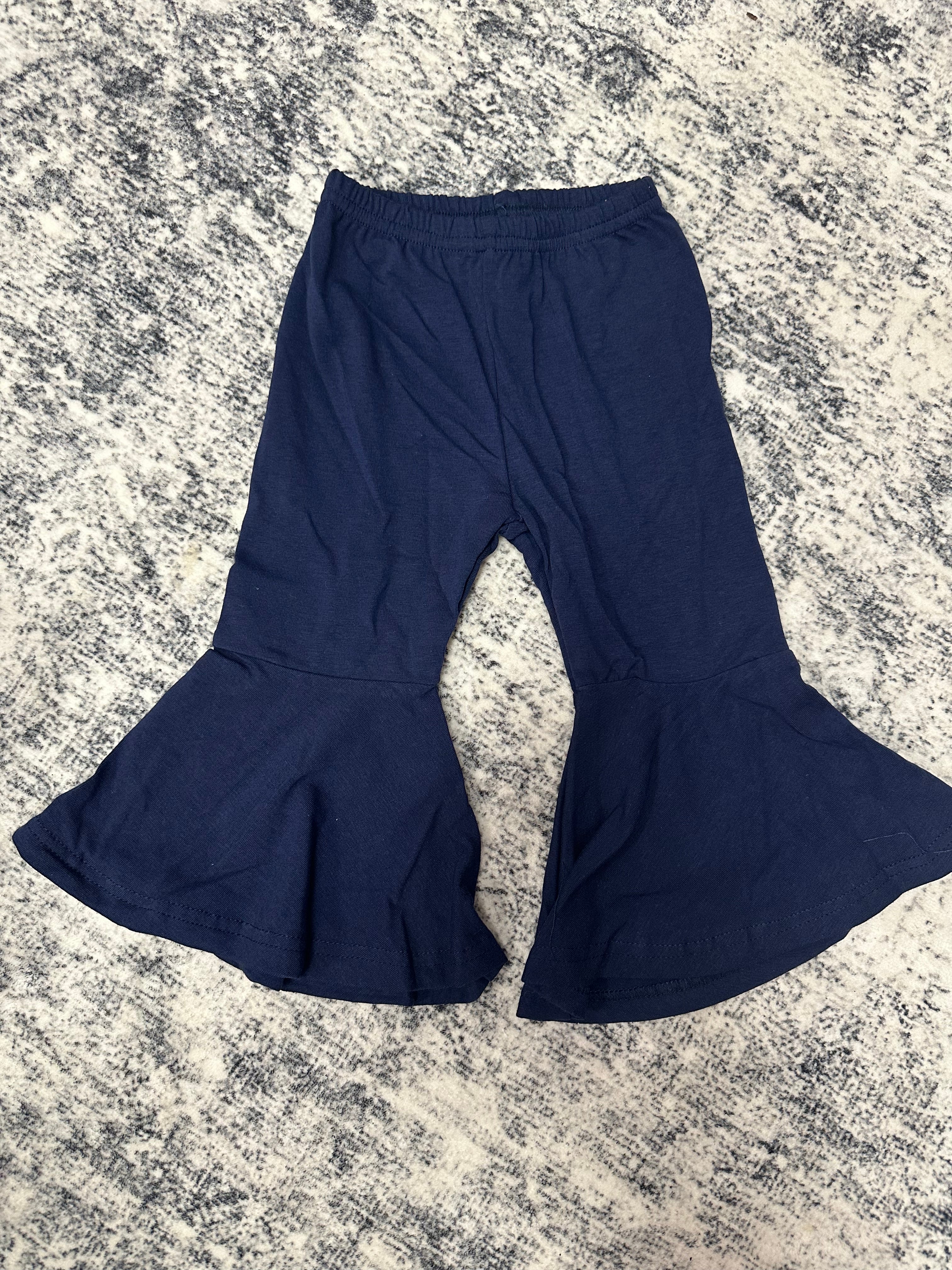 702- navy blue bell bottoms
