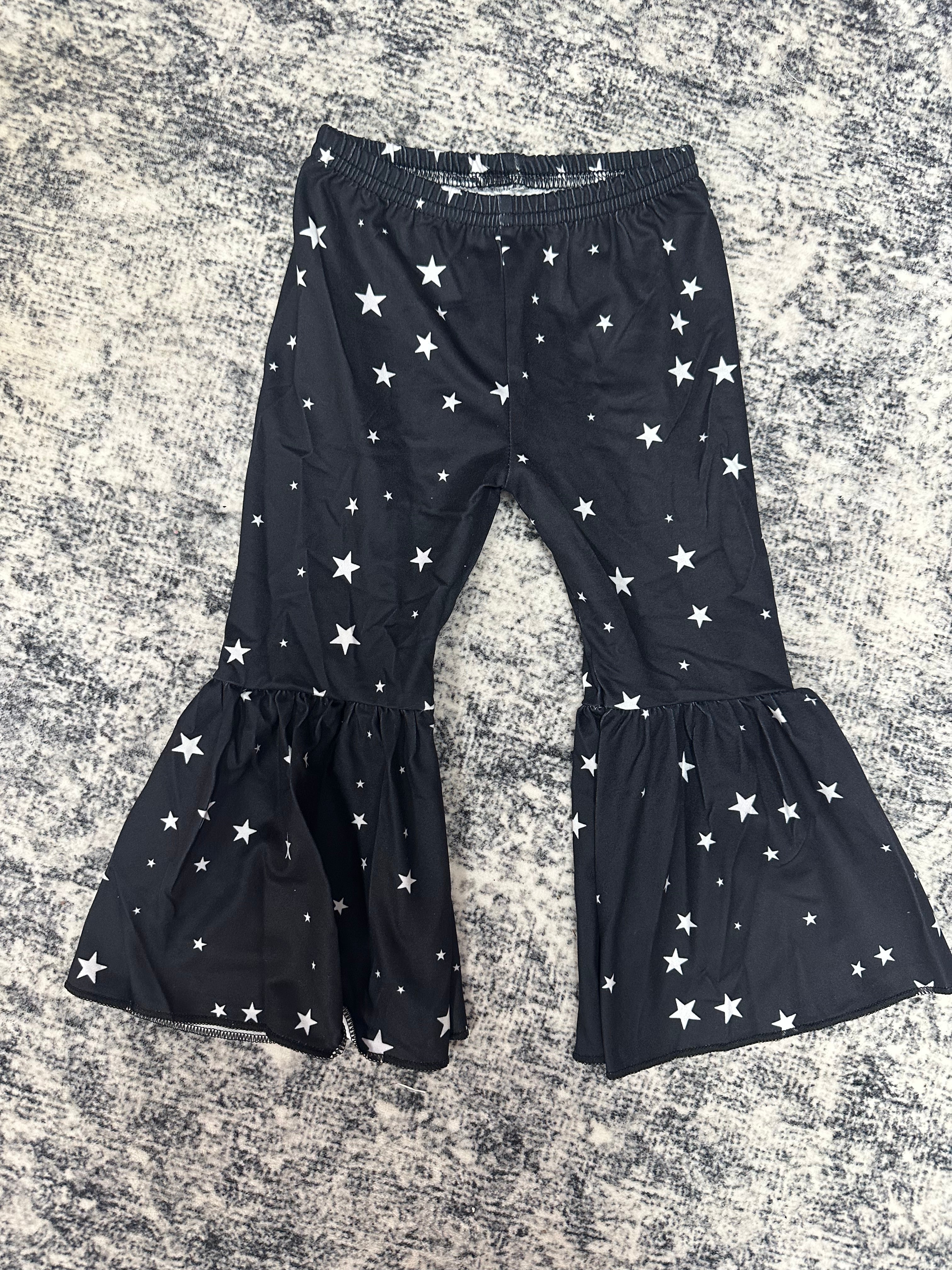 700 oh my stars black bell bottoms