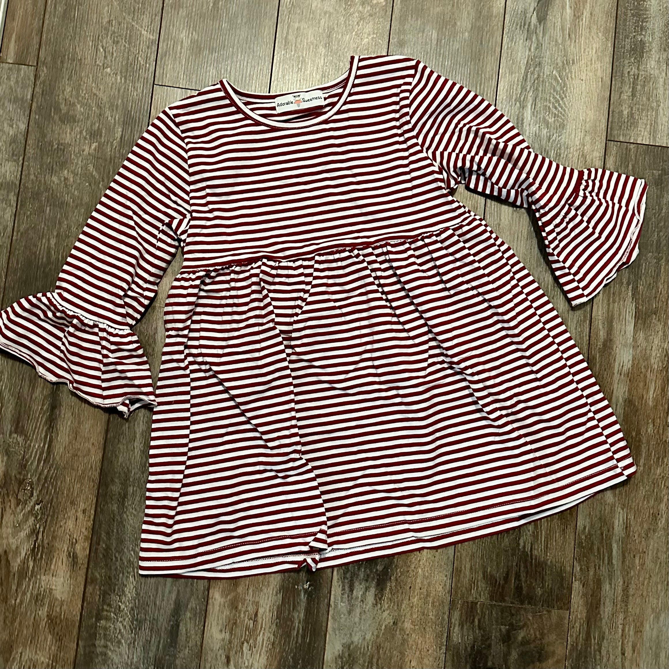 624 maroon stripes (10/12)