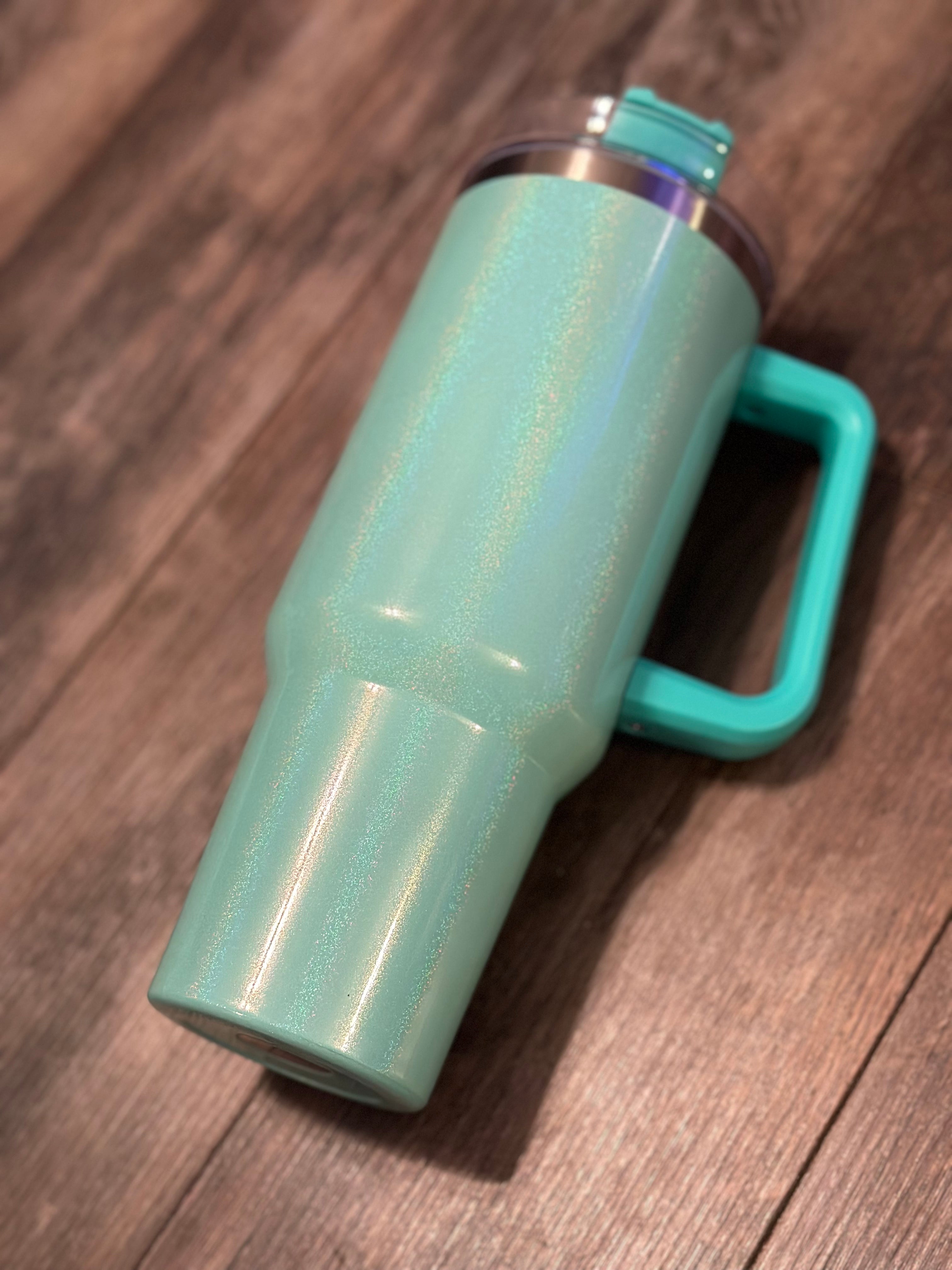 40 ounce shimmer tumbler with handle