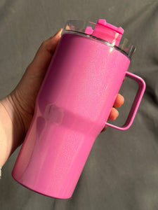 20 ounce shimmer tumbler with handle