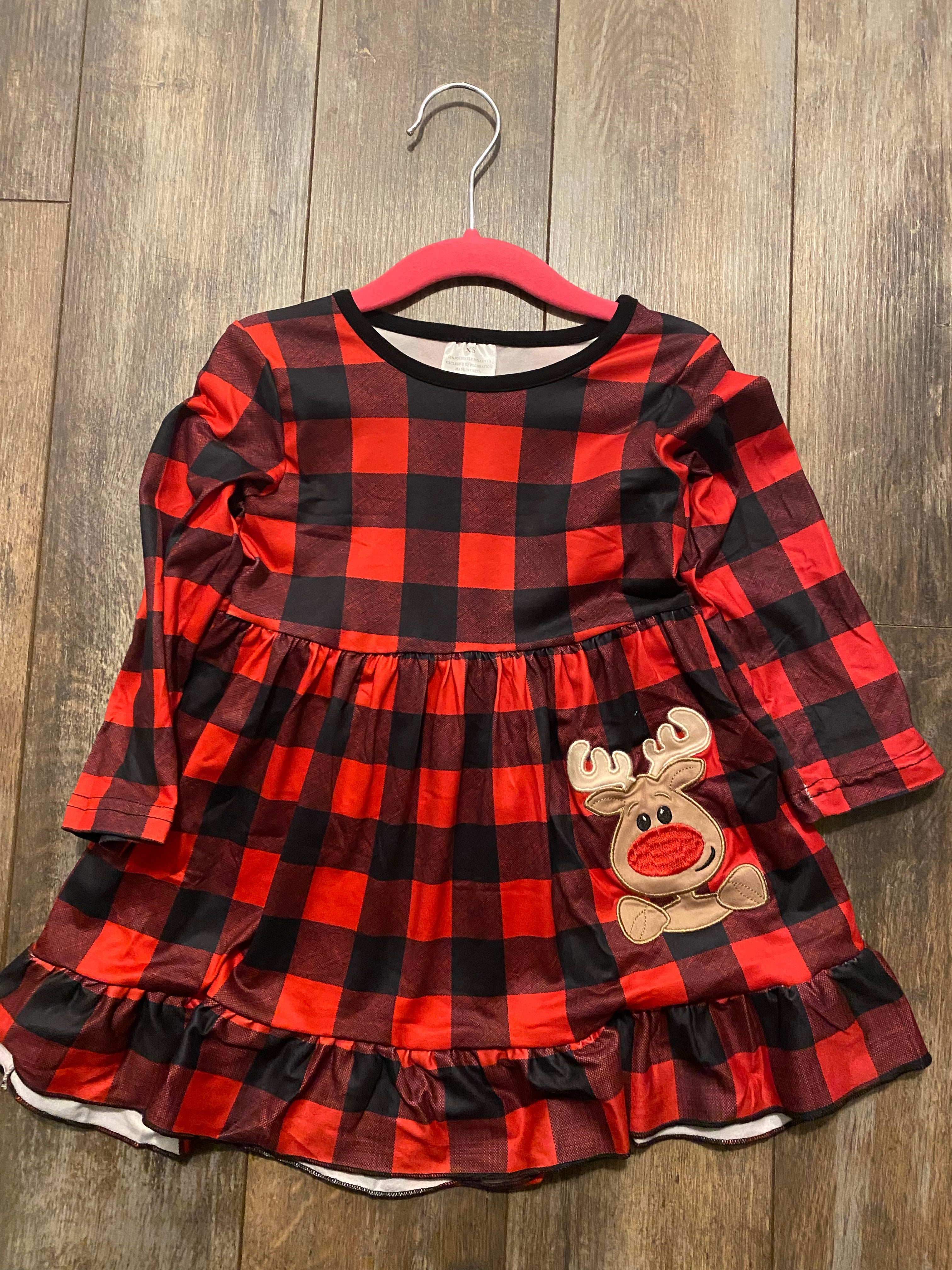 214 Rudolph deer dress